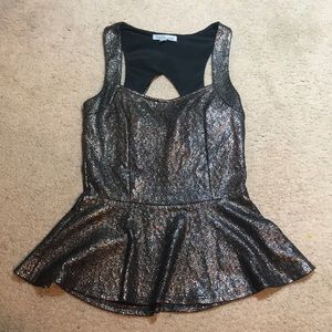 Charlotte Russe Shimmering tank top